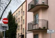 widok na blok mieszkalny